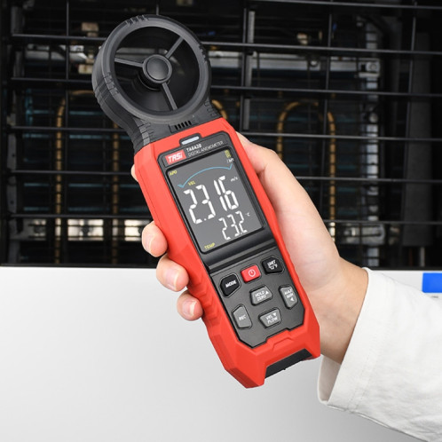 TASI TA642C Testeur de volume d'air de compteur de vitesse de vent numérique portable ST5403480-010