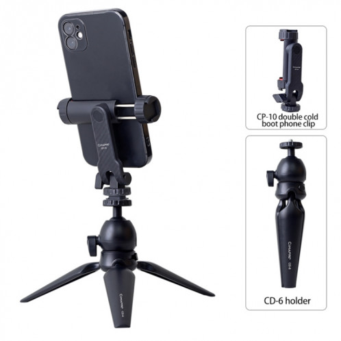 Cimapro Swivel Cold Boot Camera Support de montage pour téléphone Trépied externe (Noir) SC901A419-09