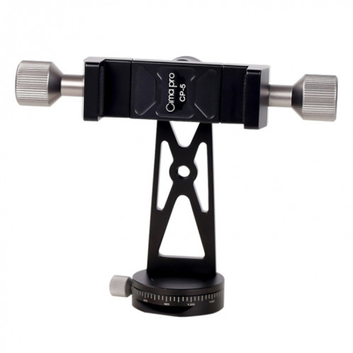 Support de photographie pour trépied en direct avec clip de téléphone portable rotatif Cimapro (CP-5) SC801A3-012