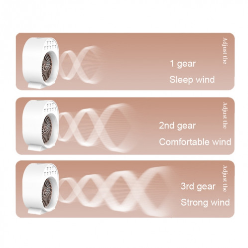 Ventilateur de climatisation humidification par pulvérisation USB petit refroidisseur d'air de bureau portable, style : charge (vert) SH6204247-09