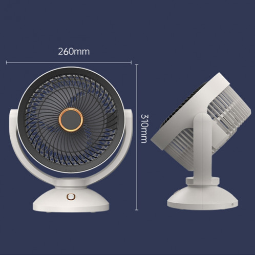 Ventilateur turbo rotatif domestique à circulation d'air de bureau, style: modèle enfichable SH0601116-014
