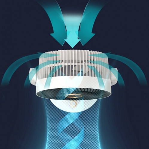 Ventilateur turbo rotatif domestique à circulation d'air de bureau, style: modèle de charge SH0602429-014