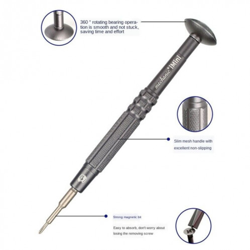 MECHANIC iMini Series Outil d'horloge de lot de vis pour lunettes de réparation de téléphone portable, série: T2 SM6506407-09