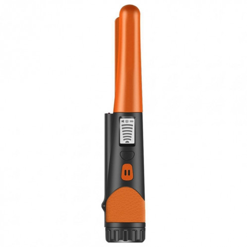 Détecteur de métaux portable avec écran LCD Gold Treasure Hunter avec lampe de poche (Orange) SH801D1202-08