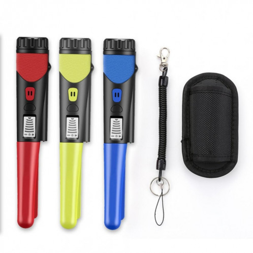 Détecteur de métaux portable avec écran LCD Gold Treasure Hunter avec lampe de poche (noir) SH801E1537-08