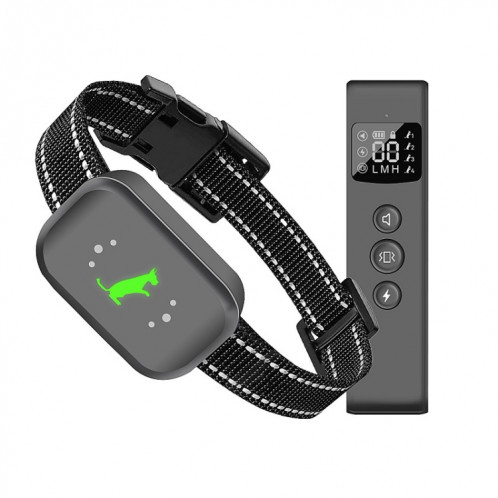 Smart Étanche Électrique Shock Dog Trainer Rechargeable À Distance Bark Stopper (Noir) SH101A1246-012