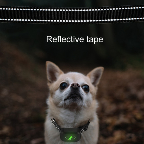 Smart Étanche Électrique Shock Dog Trainer Rechargeable À Distance Bark Stopper (Noir) SH101A1246-012