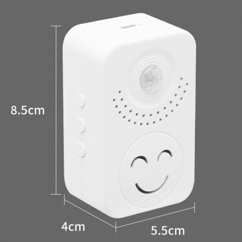 Le diffuseur vocal d'entrée de capteur d'annonce vocale de petit klaxon peut être utilisé comme sonnette, spécification: batterie carrée SH5102627-09