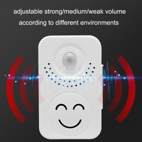 Le diffuseur vocal d'entrée de capteur d'annonce vocale de petit klaxon peut être utilisé comme sonnette, spécification: batterie carrée SH5102627-09
