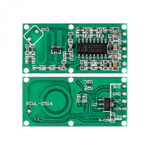 Module de détection de commutateur de capteur de corps humain de radar à micro-ondes (RCWL-0516) SH801A970-04