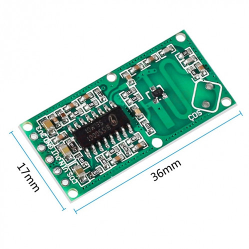 Module de détection de commutateur de capteur de corps humain de radar à micro-ondes (RCWL-0516) SH801A970-04