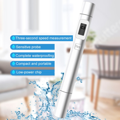Stylo de Test de qualité de l'eau TDS, détecteur d'eau du robinet potable de haute précision SH96611710-08