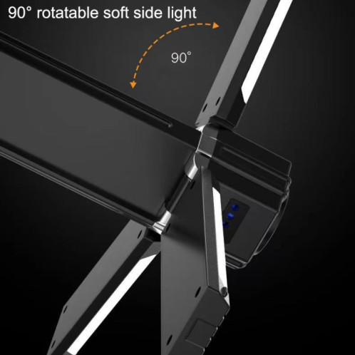 Lumière de Camping en plein air éclairage pliant lampes de travail suspendues lumières de secours multifonctions 3000mAh SH63011882-011