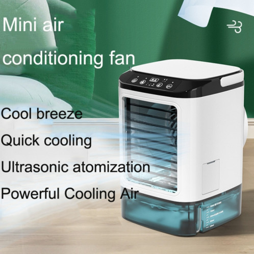 Mini ventilateur d'air froid de bureau, humidificateur domestique, ventilateur de climatisation à double pulvérisation, sans prise SH8001946-012