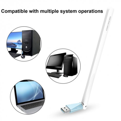 MERCURY MW150UH Mini carte réseau sans fil USB ordinateur de bureau ordinateur portable récepteur Wifi SM9921188-08