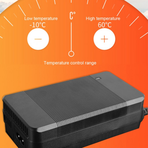 Chargeur de scooter électrique 42V 4A, Type ventilateur, chargeur de batterie au Lithium 36V, prise britannique SH61031693-08