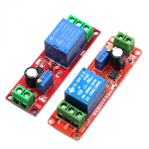 Bouclier de relais temporisé 12V NE555, interrupteur de commande de minuterie, relais de voiture SH8802518-05