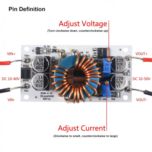 Module d'alimentation LED à substrat en aluminium, 250W, 10a, Boost, courant Constant SH00931258-05