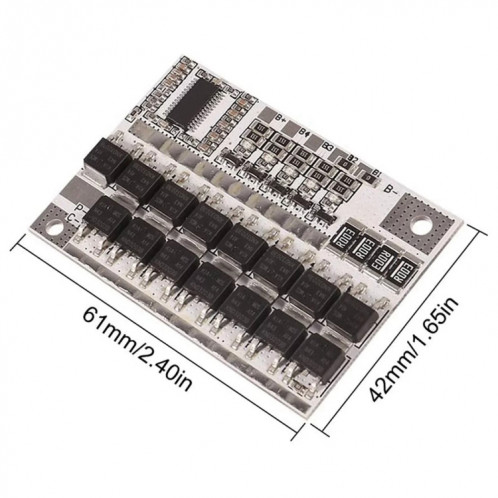 Panneau de Protection de batterie de phosphate de Li-ion de polymère de 3S 3.7V 12V 100A avec l'équilibre SH9504189-05