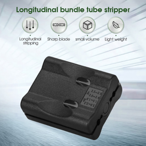 Décapant de câble longitudinal de tube lâche de décapant optique de fibre de FTTH 1.5-3.3MM SH0114674-08