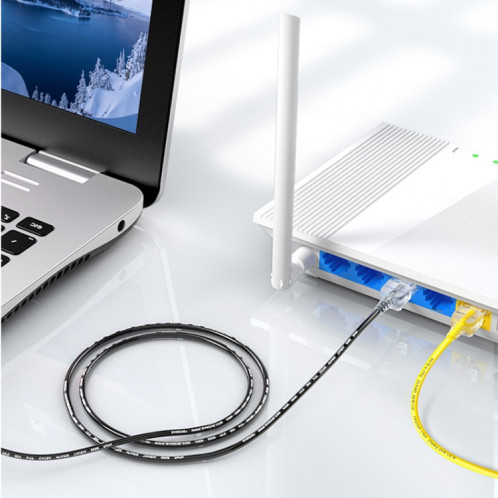 Câble Ethernet SAMZHE Cat6A câble de raccordement réseau UTP 5 m (noir) SS506A617-011
