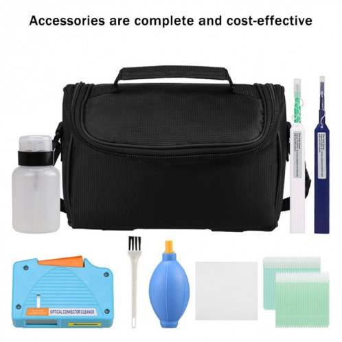 Kit d'outils de nettoyage de fibres optiques 10 en 1, stylo de nettoyage de fibres de 1.25/2.5mm SH0142473-07