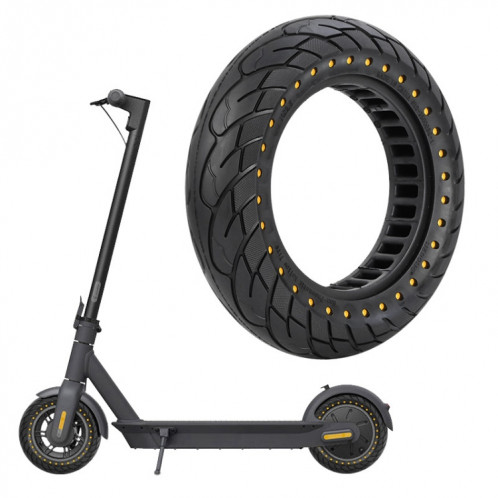 Pour Kugoo M4 Scooter électrique 10 pouces pneu gonflable solide en nid d'abeille (fente de 36mm jaune) SH401B1813-07