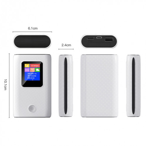Routeur WIFI Portable MF905C EU 4G LTE, 6000mAh, charge trésor, point d'accès sans fil, 150Mbps, Modem Mobile de poche SH70021316-011