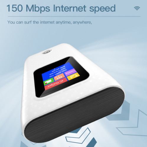 Routeur WIFI Portable MF905C EU 4G LTE, 6000mAh, charge trésor, point d'accès sans fil, 150Mbps, Modem Mobile de poche SH70021316-011