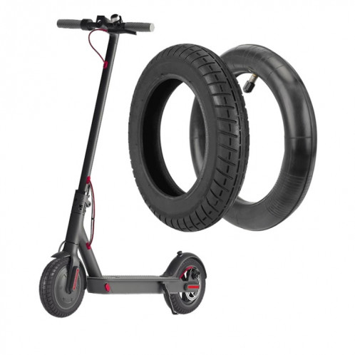 Pour scooter électrique Xiaomi M365/M365 Pro, chambre à air de pneu 10 x 2 pouces + combinaison de pneu extérieur (noir) SH201A718-06