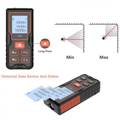 HILDA HD60 télémètre laser haute précision règle électronique laser SH04021952-010