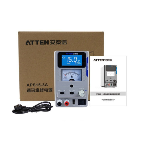 ATTEN APS22-5A 22V 5A USB numérique Variable réglable alimentation cc de laboratoire pour la réparation Mobile, prise ue SA16011850-010