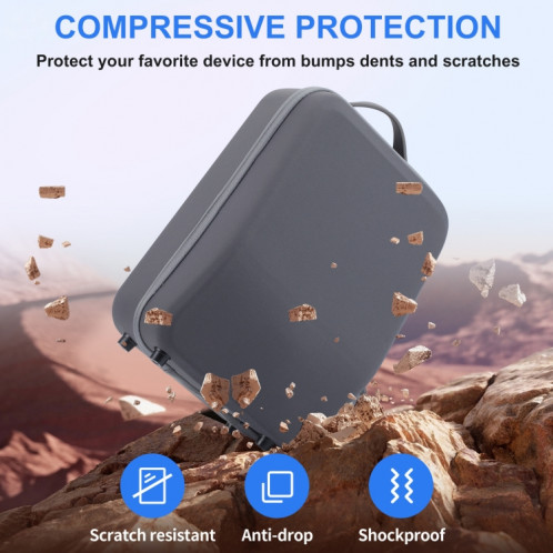 JYS JYS-P5157 pour PS VR2 peut stocker des lunettes VR + poignée sac de rangement antichoc et Anti-pression SJ0343409-07