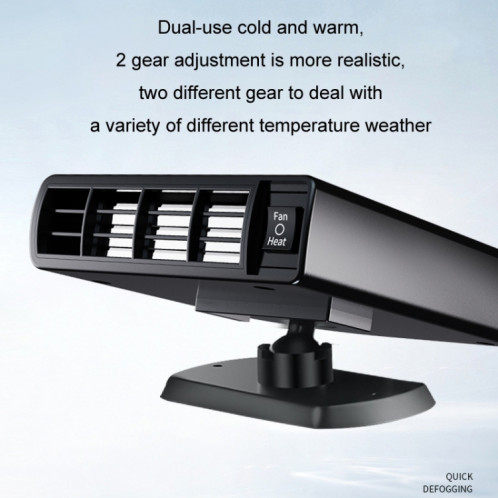 Ventilateur de chauffage de vitesse de désembuage de dégivrage d'hiver de chauffage de voiture, couleur: Purification 12V SH5403153-012
