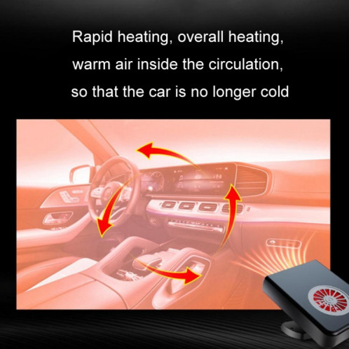 Ventilateur de chauffage de vitesse de désembuage de dégivrage d'hiver de chauffage de voiture, couleur: 12V ordinaire SH5401419-012