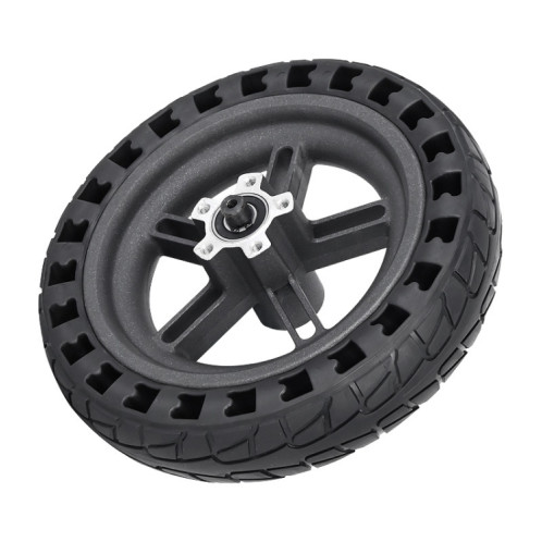 Pour scooter électrique Xiaomi M365, roue arrière de 8,5 pouces, pneu en nid d'abeille solide absorbant les chocs avec moyeu (noir) SH001A1863-06