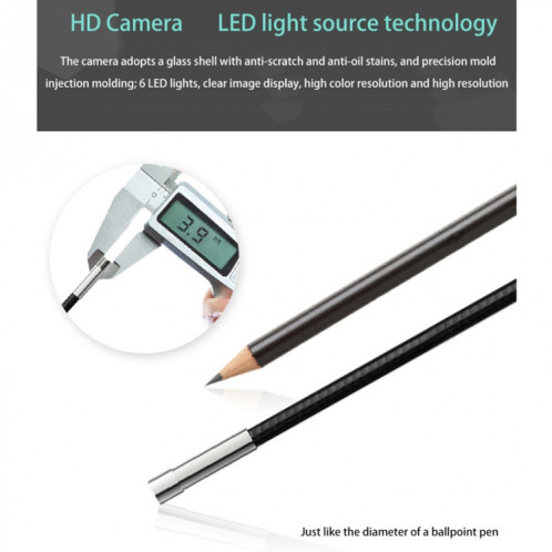 TESLONG NTS450A Endoscope portatif industriel à écran de 4,5 pouces avec lumière, spécification: objectif 7,6 mm-1 m ST25011881-012