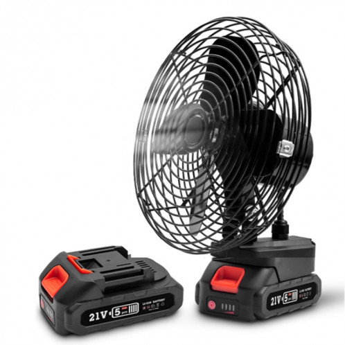 Sèche-cheveux extérieur à ventilateur puissant portable HILDA, prise américaine, style: 8 pouces avec 2 batteries + 1 chargeur (1500 mAh) SH3406803-07