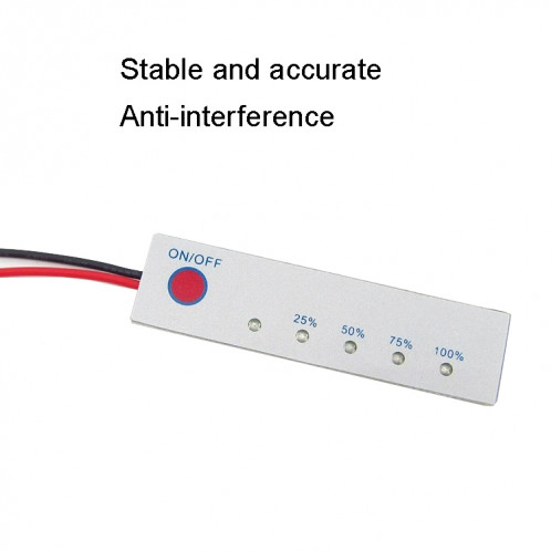 Panneau d'affichage de puissance de batterie au lithium, panneau indicateur de phosphate de fer, spécification: batterie au lithium 3S 12,6 V SH7502726-07
