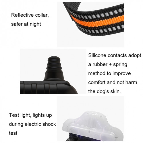 Dispositif de dressage de chien télécommandé électronique intelligent Bouchon d'écorce d'animaux étanche, style: pour deux chiens (rouge) SH702A525-013