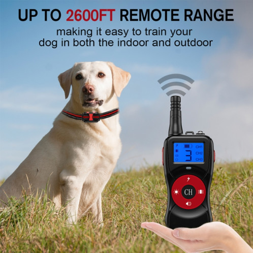 Dispositif de dressage de chien télécommandé électronique intelligent Bouchon d'écorce d'animaux de compagnie étanche, style: pour un chien (vert fluorescent) SH701C383-013