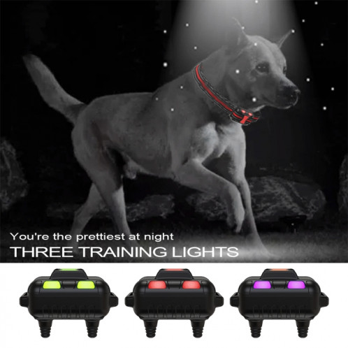 Dispositif de dressage de chien télécommandé électronique intelligent Bouchon d'écorce d'animaux étanche, style: pour un chien (orange) SH701B1248-013