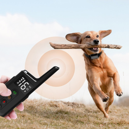 Collier de dressage électronique puissant avec colonne de choc électrique enveloppante pour animaux de compagnie, Uniquement colier SH69021993-08