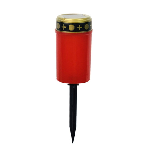 Lumière de tombe à induction solaire, bougie d'extérieur à LED étanche, spécification: avec clous de terre rouges SH5902597-07