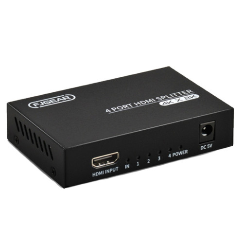 Répartiteur audio/vidéo HD FJGEAR FJ-SM4K104 Répartiteur HDMI 1 en 4 () SF501A1653-010