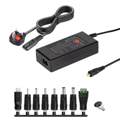 Chargeur adaptateur secteur réglable 65 W 6-20 V 3 A CC, spécification : prise britannique grande SH5605927-08
