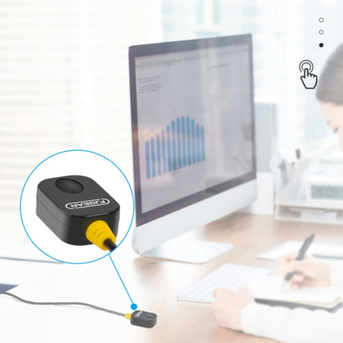 Commutateur KVM FJGEAR FJ-TYH201 Type-C/HDMI avec contrôleur de bureau SF07981043-012