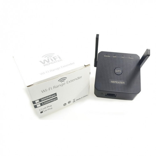 Répéteur Wifi 2.4G 300M, amplificateur Wifi avec 1 Port LAN, prise US SH19011684-08