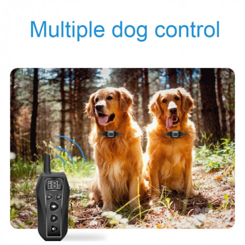 Dispositif électronique intelligent de dressage de chien à télécommande, collier de choc de dressage pour animaux de compagnie, bouchon d'écorce, style: récepteur SH24021442-09