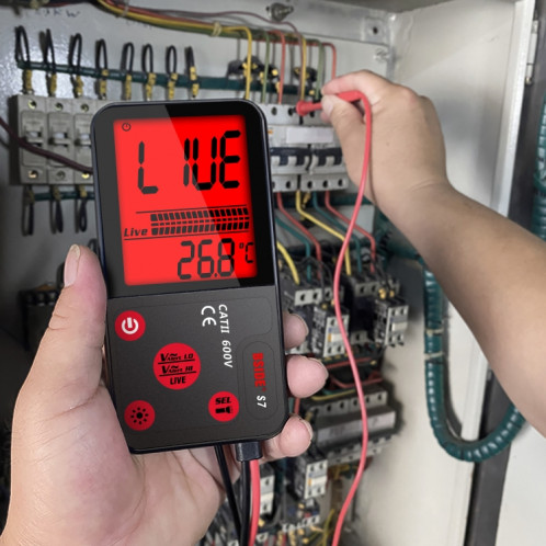 Le multimètre numérique mince intelligent BSIDE ADMS7 compte le voltmètre DC AC, modèle: modèle de charge avec ensemble d'outils SB8002369-010